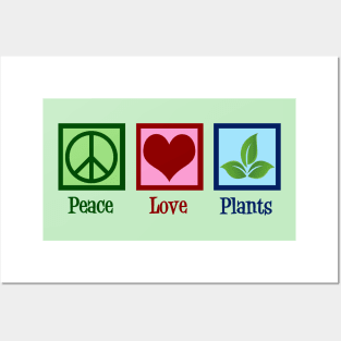 Peace Love Plants Posters and Art